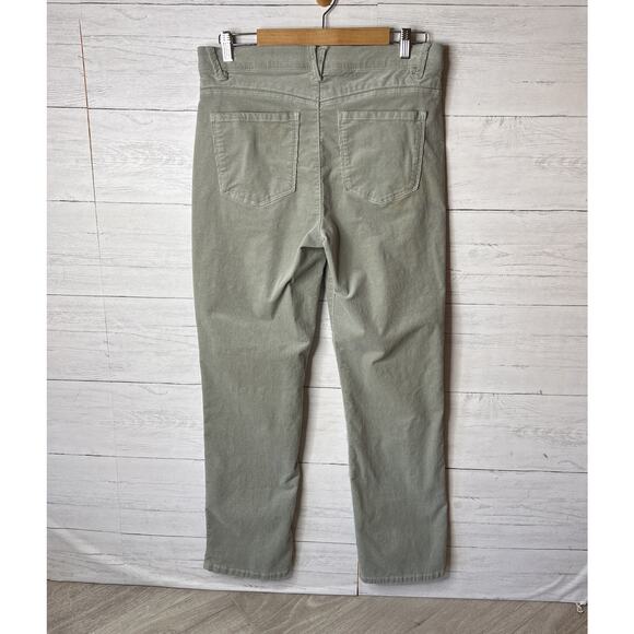 Democracy Pants Womens Size 14 Light Sage Green Corduroy Ab Solution Fall Wear - Picture 10 of 15